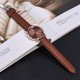 thumbnail image 3 of Reloj de pulsera redondo analógico de cuarzo para mujer y niña de moda (café), 3 of 8