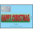thumbnail image 4 of 10in x 3in Happy Christmas Magnet Magnetic Holiday Car Bumper Magnets, 4 of 4