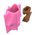 thumbnail image 4 of Jarrón de silicona de cara humana 3D Perfecl Fundición de epoxi, 4 of 6
