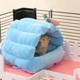 thumbnail image 6 of D-GROEE Cute Cozy Pet Nest Cozy Hamster Nest Bunny Carrot Design Small Warm Room for Guinea Pigs Ferrets Hedgehogs Rabbits Rats Autumn Winter Hamster Cage, 6 of 8