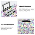 thumbnail image 5 of Fotbe Butterflies on Polka Dots Luggage Cover Protector,Suitcase Protector,Scratch and Dirt Resistant,Fits 18-32 Inch Luggage-Medium, 5 of 9