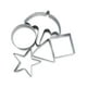 thumbnail image 1 of Juego de sellos para galletas Toynk Squid Game, acero inoxidable, 5 formas, 1 of 7