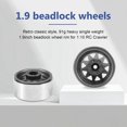 thumbnail image 2 of 4PCS  Wagon 1.9 Metal Beadlock Wheel Hub Rim for 1/10 RC Crawler  SCX10 90046  TRX4  D90,2, 2 of 8