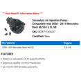 thumbnail image 2 of Secondary Air Injection Pump - Compatible with 2008 - 2011 Mercedes-Benz ML550 5.5L V8 2009 2010, 2 of 2