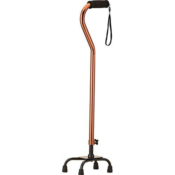NOVA Quad Cane, Lightweight Four Legged Cane With Soft Grip Handle