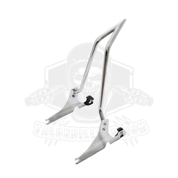 SISSY BAR BACKREST 4 HARLEY SOFTAIL HERITAGE CUSTOM DELUXE SPRINGER FXST CHROME