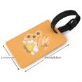 thumbnail image 4 of Balery Sunflower Gnomes 2 Print Durable Luggage Tags with Secure Strap, Personalized Travel ID Tags for Suitcases, Bags, and Backpacks - Easy Identification for Men and Women, 4 of 8