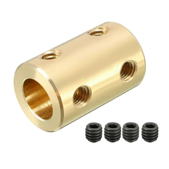 Shaft Coupling 8mm to 8mm Bore L22xD14 Robot Motor Wheel Rigid Coupler Connector