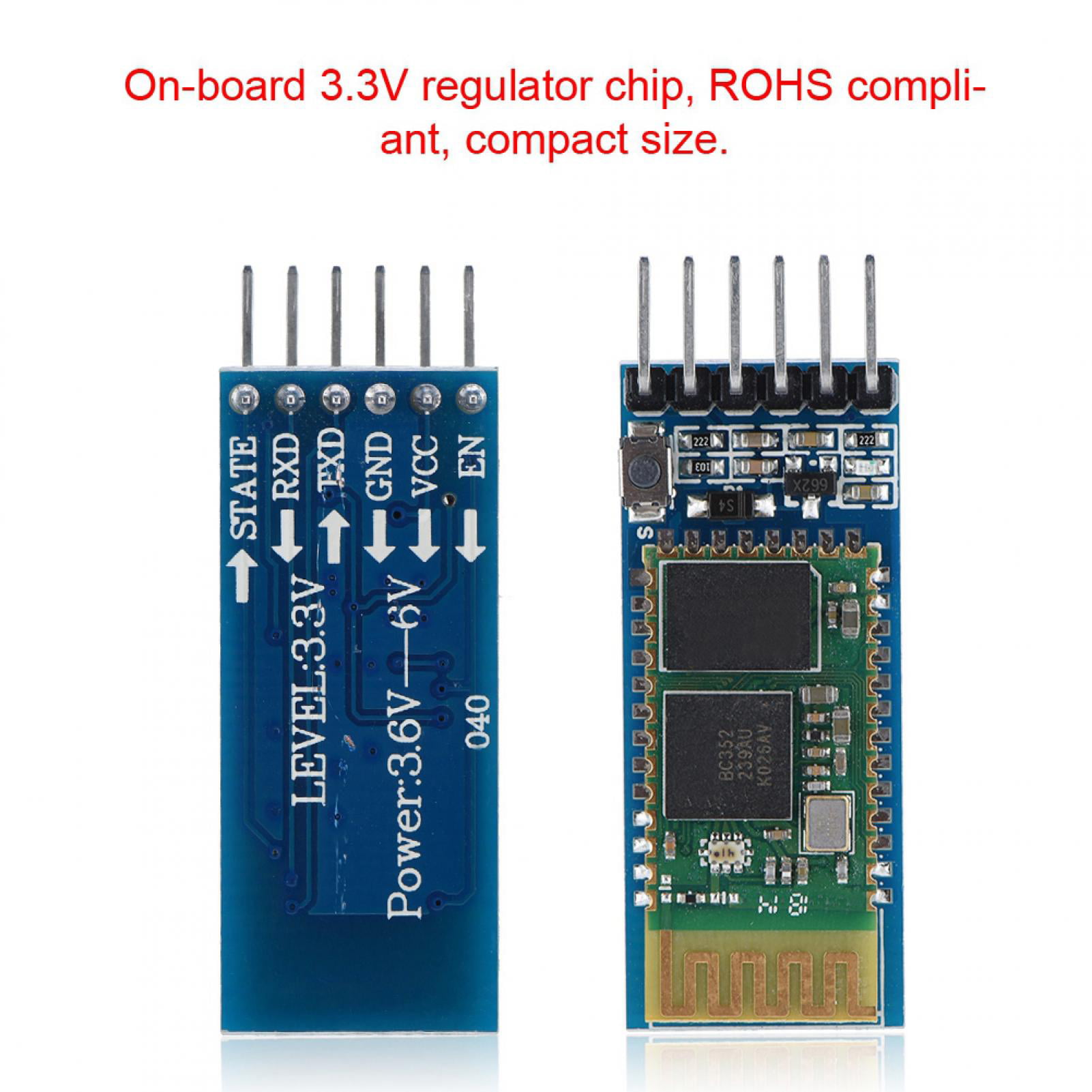 Bluetooth Module Wireless Transceiver RS-232  w/Onboard Chip Ant Master Slave 