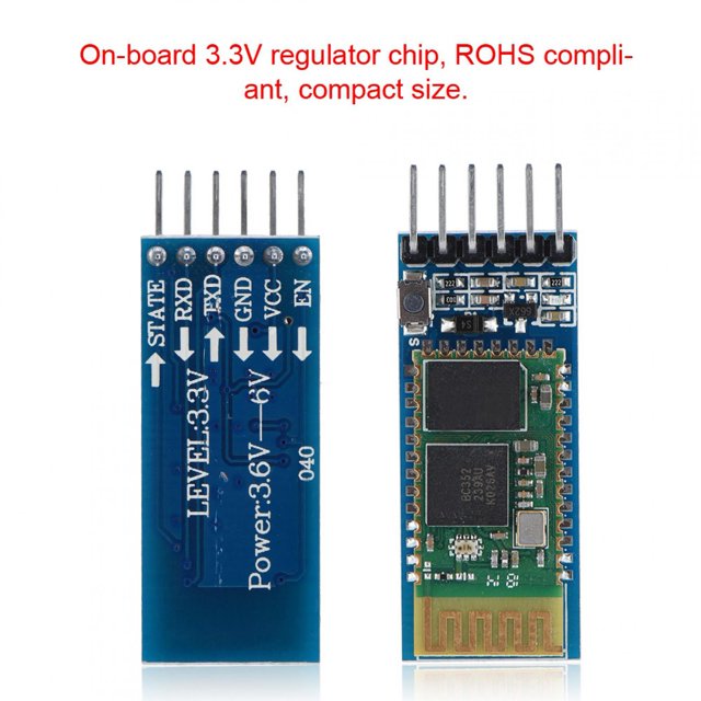 Cergrey HC-05 Wireless Module Transceive Serial BT Module, Mini Module Slave, Serial Port Transceiver Baseboard