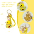 thumbnail image 2 of Wrapables Glamorous Crystal Rhinestone Ducky Keychain, Pendant Bag Charm, Yellow, 2 of 6