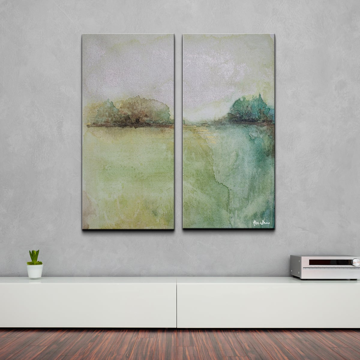 Ready2HangArt 'Abstract BXXVII' 2Pc Canvas Wall Art Set