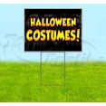 thumbnail image 1 of Halloween Costumes V1 (18" x 24") Yard Sign, Includes Metal Step Stake, 1 of 6