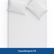 Sealy ® Luxury 100% Cotton Soft Top Mattress Pad, Queen - Fitted, High Loft