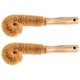thumbnail image 2 of 2 piezas de herramientas de limpieza de botellas de agua, cepillo de limpieza de madera, cepillos doblados para botellas, 2 of 8