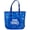 Deep Sea Blue, variant on Cool Things Clear PVC Beach Tote Bag, Sunny Day Yellow