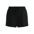 thumbnail image 5 of Terra & Sky Women’s Plus Size Pull On French Terry Cloth Shorts with Pockets, 5” Inseam, Sizes 0X-5X, 5 of 5