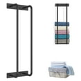 thumbnail image 1 of Towel Rack Sturdy Iron Towel Holder Wall Mounted Towel Shelf for Bathroom Large Capacity Towel Storage Organizer Space Saving Towel Storage Rack for Folded or Rolled Large Towels, 1 of 9
