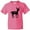 Neon Pink, variant on Inktastic Pennsylvania Black Deer Silhouette Youth T-Shirt