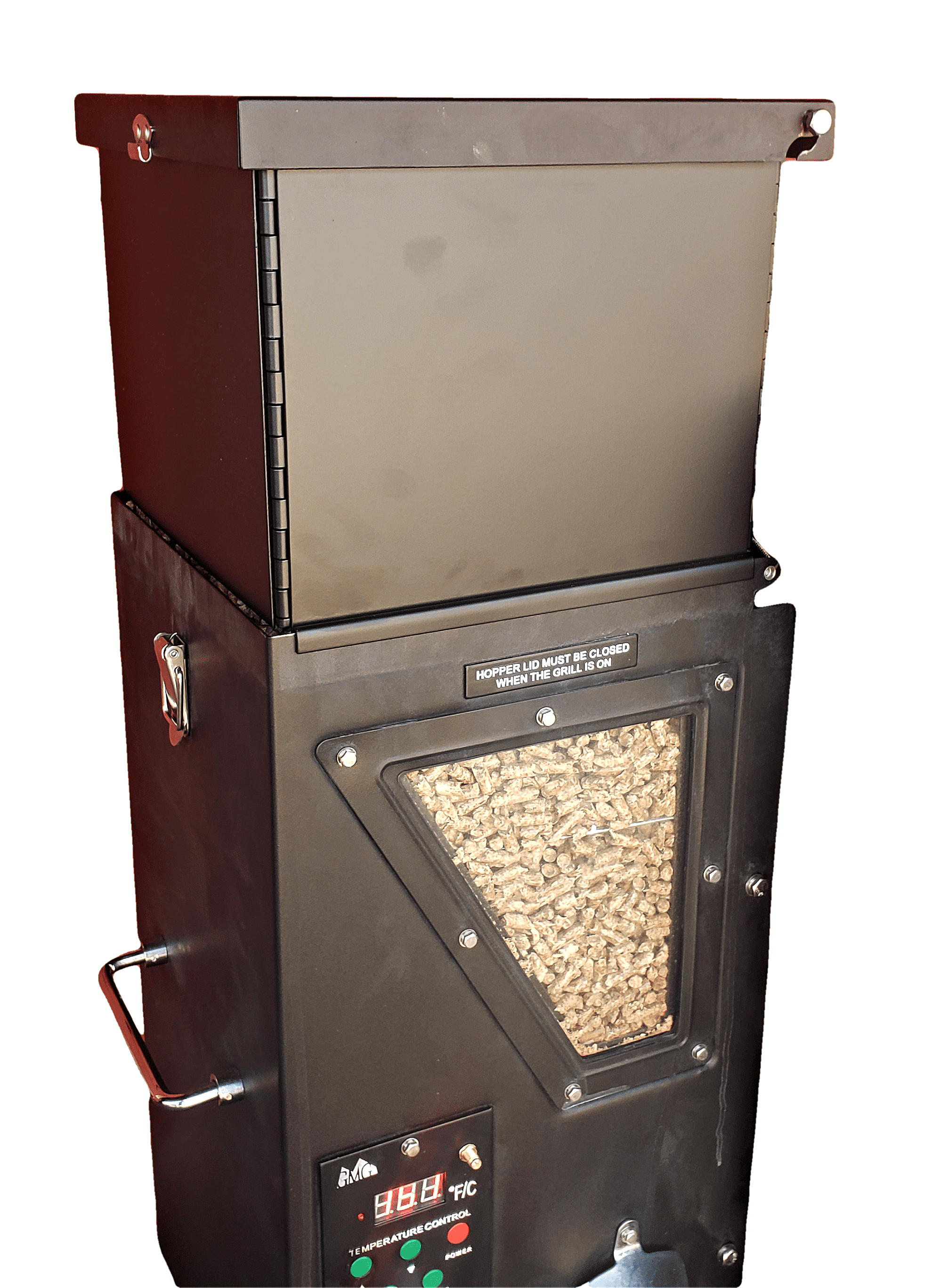 Home Home & Garden Pellet Grill Hopper Extension with Lid fits Traeger