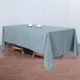 thumbnail image 4 of BalsaCircle 72" x 120" Polyester RECTANGULAR Tablecloth Table Linens Dusty Blue, 4 of 8