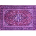 thumbnail image 1 of Ahgly Company Indoor Rectangle Persian Purple Traditional Area Rugs, 6' x 9', 1 of 4