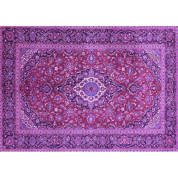 Ahgly Company Indoor Rectangle Persian Purple Traditional Area Rugs, 6' x 9'