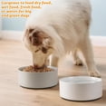 thumbnail image 3 of Large Dog Bowls, Non Slip Heavy Ceramic Dog Food and Water Bowl with Silicone Base, 8" Pet Feeding Bowl for Small, Medium, and Big Dogs (Black, 8 Inches), 3 of 7