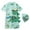 Light Green, variant on Tkrady Toddler Boys One Piece Swimsuits Summer New Cute Cartoon Short Sleeve Beach Sunscreen Swimsuit Cap, Sizes 1-6 Years