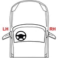 thumbnail image 3 of KarParts360 For Toyota Camry 1992 1993 1994 1995 1996 Interior Door Handle | Rear Passenger Side | Gray | TO1353128 | 6920532070, 3 of 9
