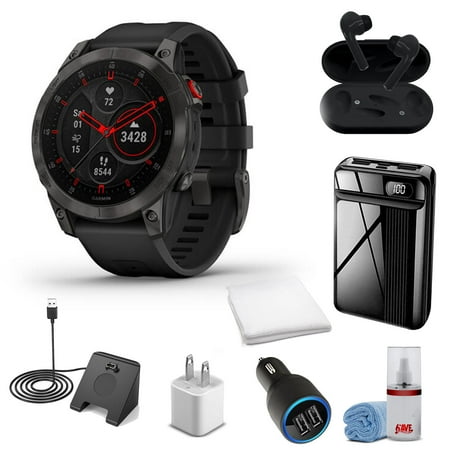 Garmin Epix (Gen 2) - Sapphire/Black Titanuim With Extreme Accessory Kit
