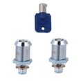 thumbnail image 1 of EeaseCA 2pcs 17mm Arcade Machine Cash Door Tool Box Tubular Cam Locks with 1pc Key, 1 of 9