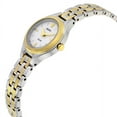 thumbnail image 2 of Seiko Women's SUP210 Core Solar Classic White Dial Two Tone Yellow Gold Steel Watch, 2 of 3