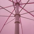 thumbnail image 6 of Pink 6.5ft Market Patio Umbrella with Fringe, Tilt, Adjustable Height, UV50+, Waterproof, 6 of 7