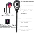 thumbnail image 2 of SAYFUT 4 Pack Solar Torch Lights Waterproof Wireless Flickering Dancing Flame Landscape Decoration Outdoor for Garden Patio Yard, 2 of 7