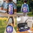 thumbnail image 3 of Pzuqiu Purple Rose Dragon School Backpack for Girls 4 pcs Students Schoolbags Preschool Back Packs with Lunch Box Pencil Case Water Bottle Holder for Boys Girls Back to School, 3 of 7