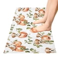thumbnail image 5 of Haosy Watercolor Dog Leaf Apple Bathroom Rugs Non Slip Absorbent Soft Plush Quick Dry Bath Mat, 39"x20", 5 of 8