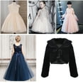 thumbnail image 4 of Chal para niñas Qarigey Vestido de fiesta de Navidad Suministros de ropa Blanco S Type3 NO3, 4 of 6