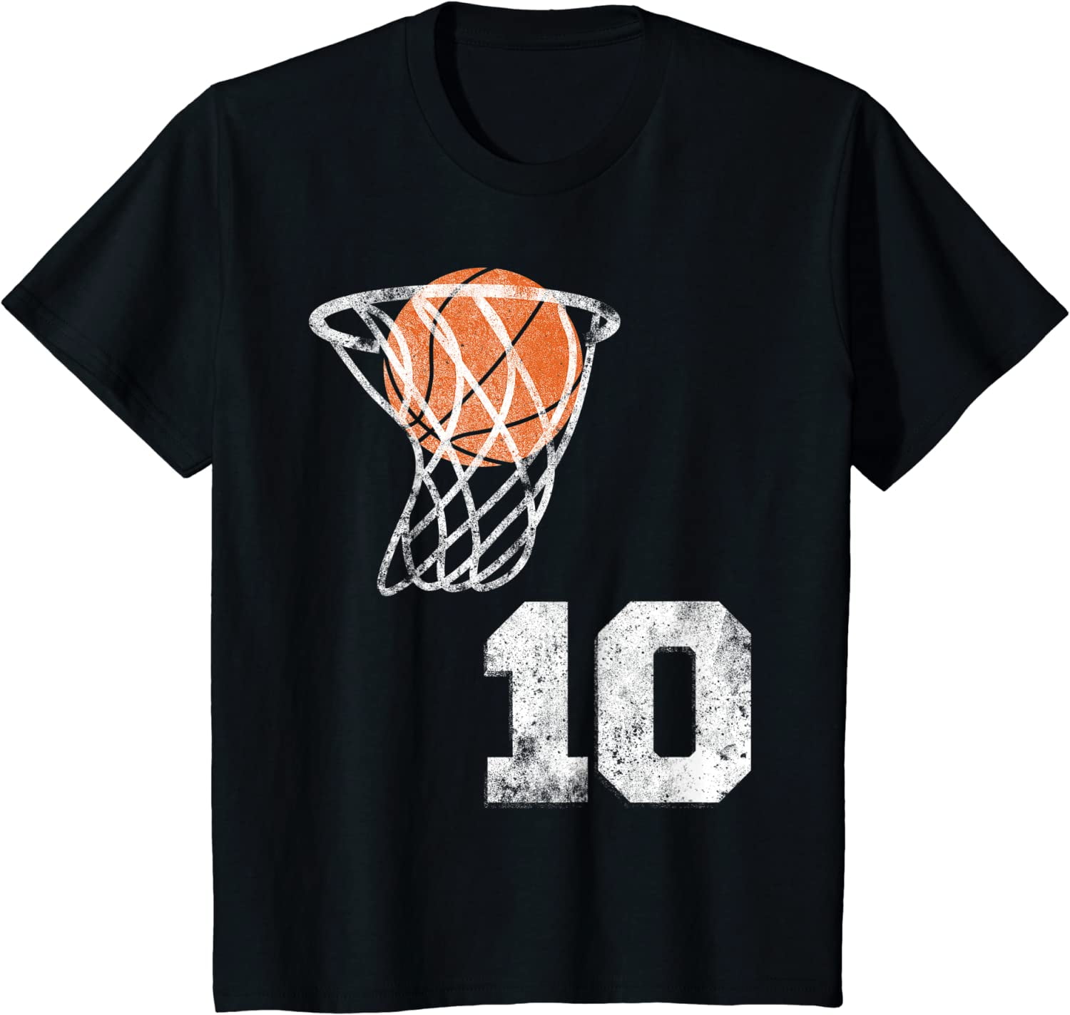 Vintage Basketball Jersey Number 10 TShirt Player Number