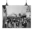 thumbnail image 2 of Print: St. Louis World's Fair, Crowd On The East End Of The Pike, 1904, 2 of 4