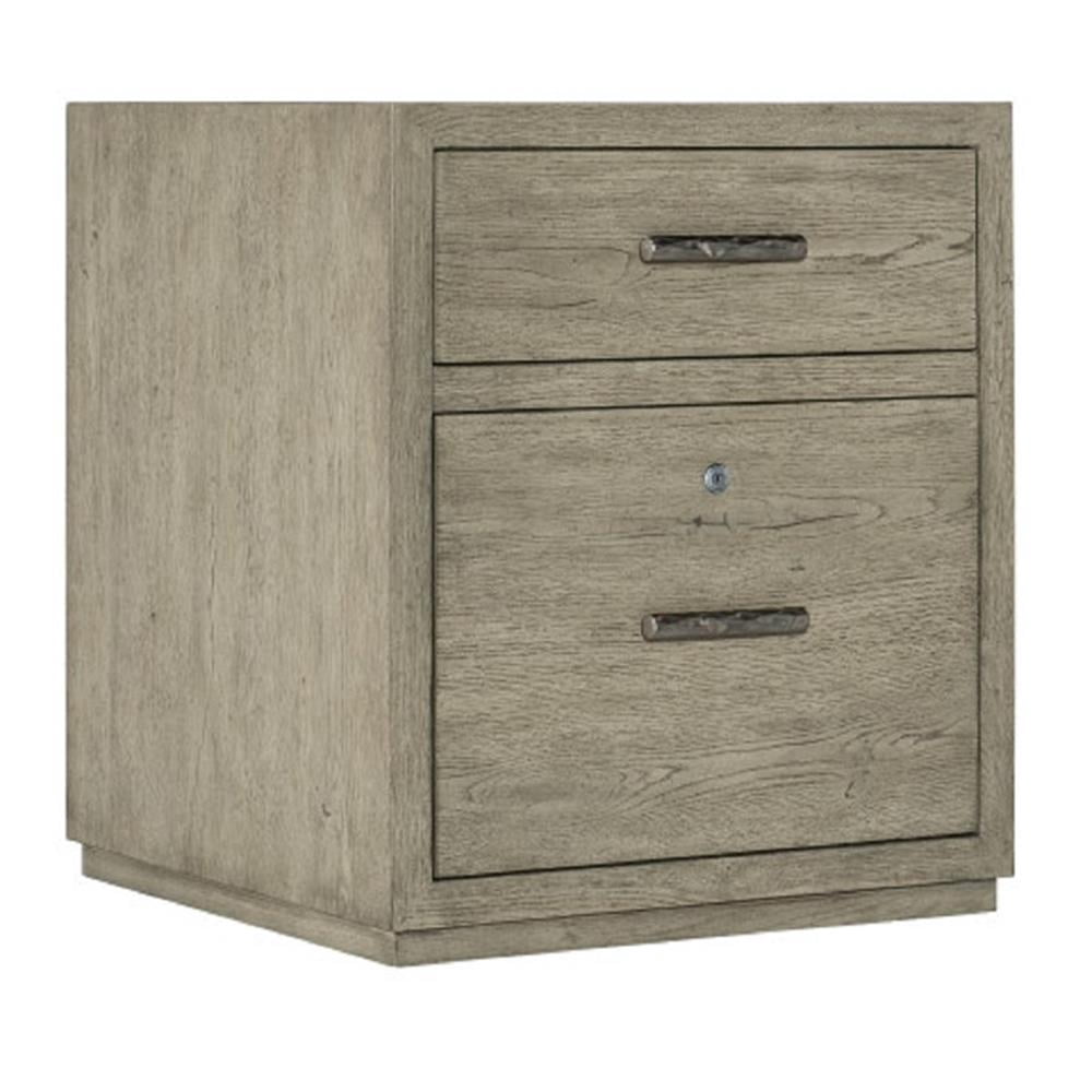 Beaumont Lane Transitional Home Office Wood File Cabinet in Gray