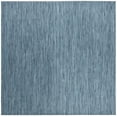 thumbnail image 3 of SAFAVIEH Beach House Tayler Solid Indoor/Outdoor Area Rug, Blue, 6'7" x 6'7" Square, 3 of 11