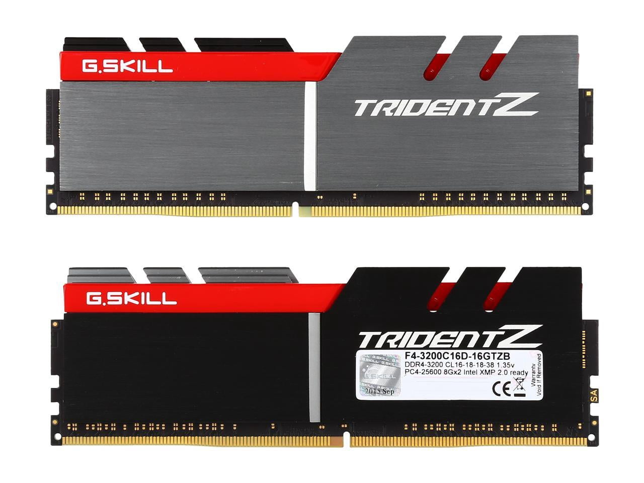 G.SKILL TridentZ Series 16GB (2 x 8GB) DDR4 3200 (PC4 25600