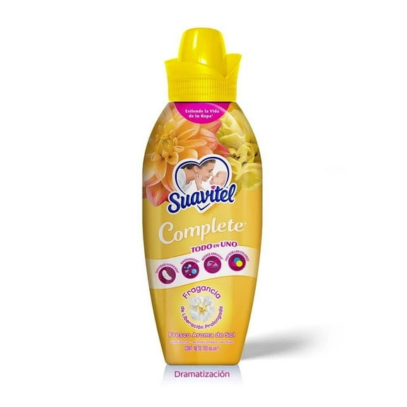 Suavizante de Ropa Suavitel Complete Fresco Aroma de Sol Fragancia de Liberación Prolongada 700 ml