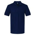 thumbnail image 5 of Gildan Short Sleeve Pique Polo Men's Shirt - 100 Cotton, Navy, Sizes S-3XL, Embroidery Suitable, 5 of 5