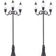 thumbnail image 1 of 2 Pcs Lampes de Table de Sable Modèles de Lumières de Rue Lampe de Cour Modèles de Lumières à 3 Têtes, 1 of 9