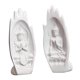 thumbnail image 1 of Escultura de mano de Buda Zen Artístico Lao Buda Estatua budista Decoración Blanco Sunnimix Decoraciones de bergamota de Buda, 1 of 8
