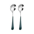 thumbnail image 2 of Ynlkorvg Tableware Round Spoon 304 Stainless Spoon Fork Household Cute Small Soup Spoon Thick Round Bottom Eating Spoon, 2 of 9