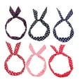 thumbnail image 4 of RENACLIPY 6Pcs Assorted Color Bowknot Stretch Elastic Band Hair Tie No Dent Hair Decoration, 4 of 8