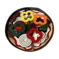 thumbnail image 2 of Juego de pizza de fieltro Perfecl Juguete de cocina Multicolor para Niños a partir de 3, 2 of 8